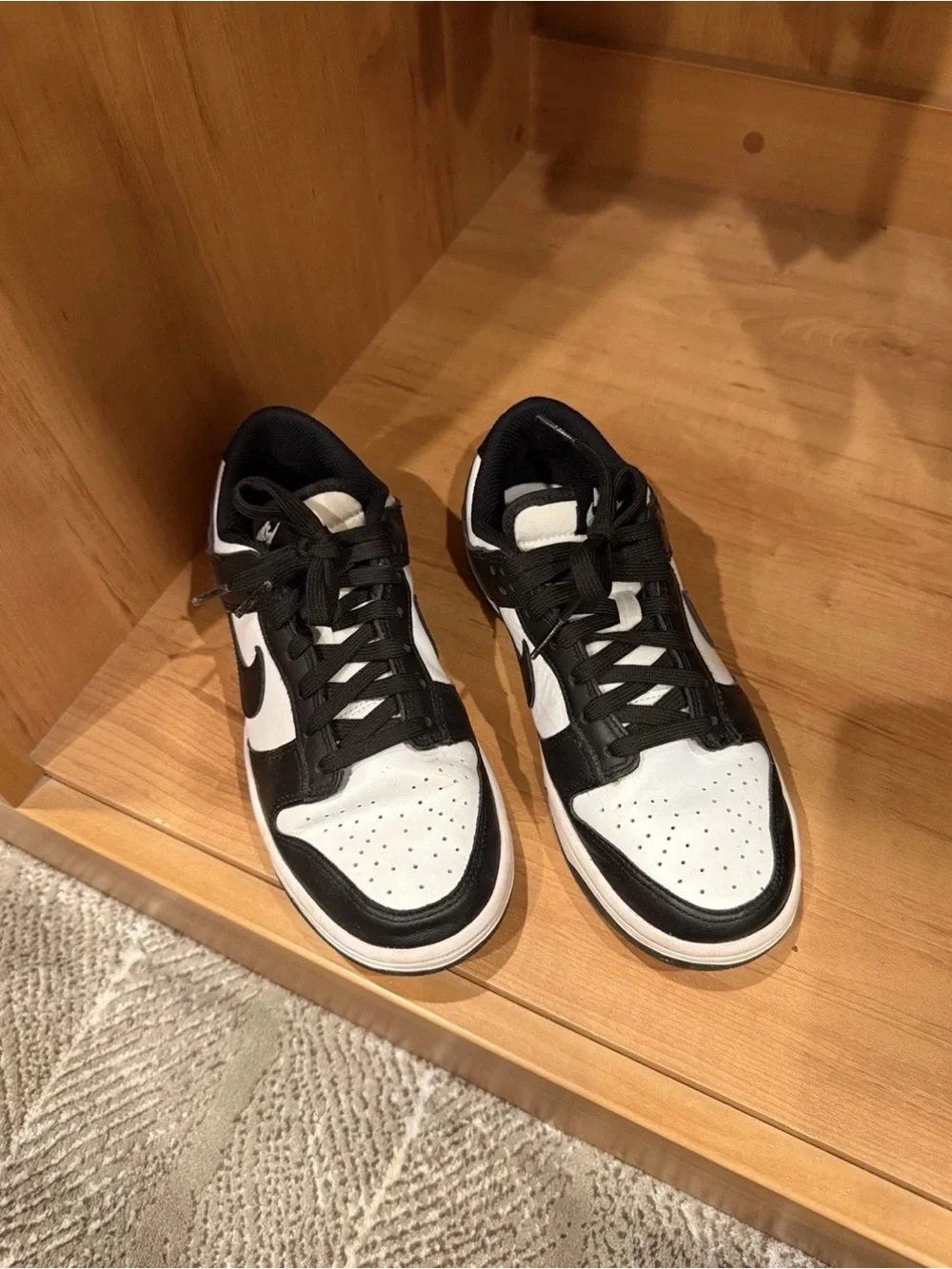 Nike Dunk Low Panda Black and White Low-Top Sneakers